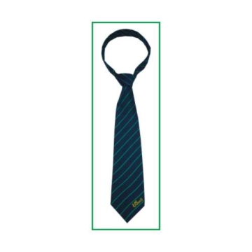Cravatta tessuta con loghi
