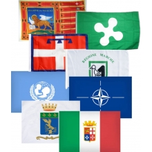 Bandiere comunali, regionali, enti pubblici ed organizzazioni